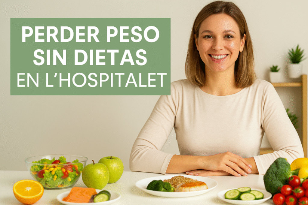 Nutricionista en L’Hospitalet de Llobregat ayudando a perder peso con alimentación flexible sin dietas restrictivas.